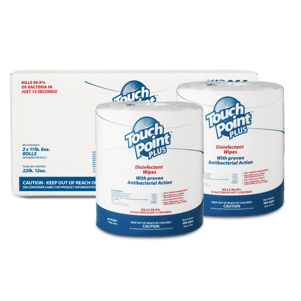 WD900 TouchPoint Plus Disinfectant Wipes