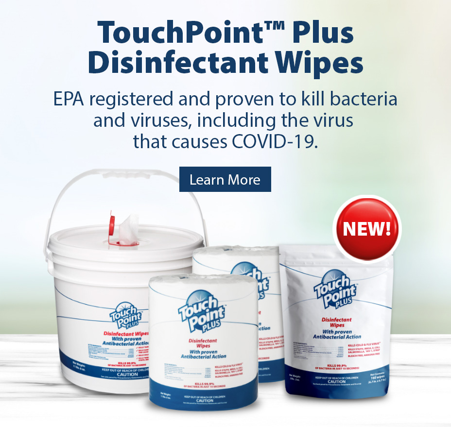 Stainless Steel Wipes Floor Stand - TouchPoint™